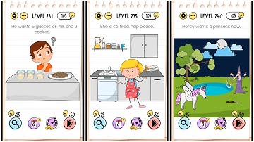 Brain Test: Tricky Puzzles - Levels 231-240 Walkthrough Gameplay