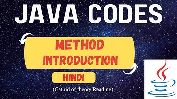 Method in Java | Java Method | Hindi(Hinglish)