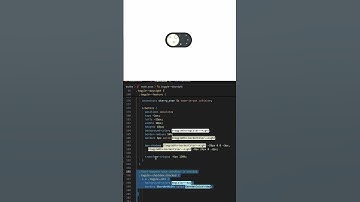 The Coolest Dark Mode Toggle You’ll See 🌑💡 #html #css  #shorts