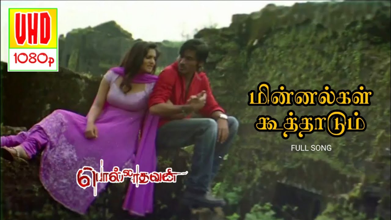 Minnalgal Koothadum HD 1080p BluRay  Polladhavan Movie Songs  4KTAMIL
