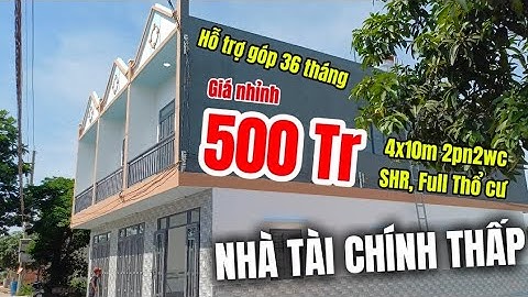 Nhà giá rẻ thu nhập thấp 1 sẹt Nguyễn Văn Bứa Hóc Môn đúng 500 triệu ở ngay | Nhà đất Hóc Môn mới 
