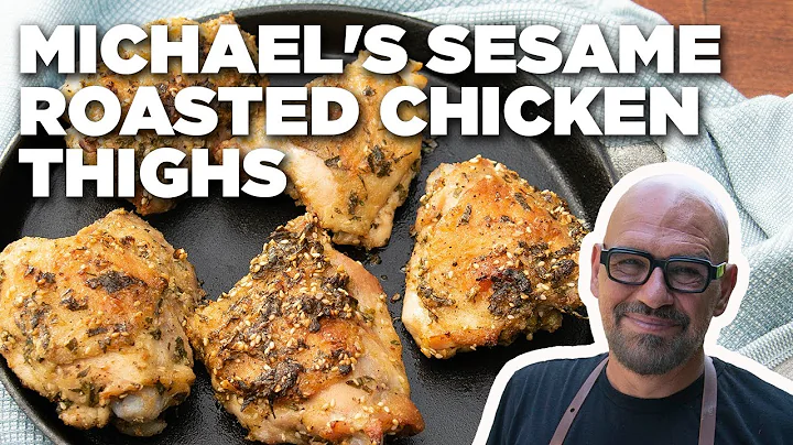 Michael Symon's Sesame Roasted Chicken Thighs | Symon Dinner's Cooking Out | Food Network