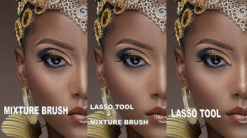 BEST FREQUENCY SEPARATION TECHNIQUE? Lasso Tool Vs Mixer Brush Tool For Skin Retouching Photoshop
