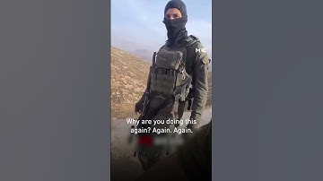 Israëlische kolonisten en soldaten intimideren Palestijnse familie en internationale waarnemers o...