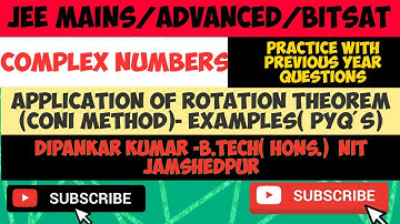 Rotation Theorem in Complex Numbers| Jee Main Complex Numbers Rotation Theorem| Rotation Theorem.