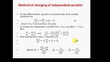 By changing of Independent variable (Dr Sunil)