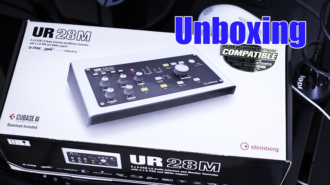 Steinberg UR28M Audio Interface Unboxing