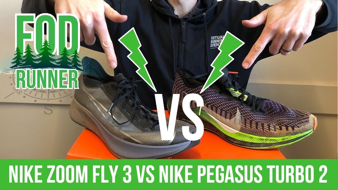 zoom fly 3 vs pegasus turbo 2