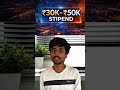🚨 UPDATE!Top companies are offering internships with ₹30K – ₹50K stipend.#viral#betch