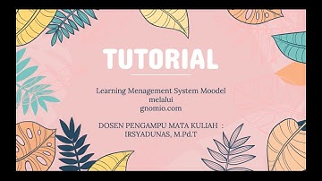 Tutorial Mengaplikasikan LMS moodle melalui akun Gnomio.com