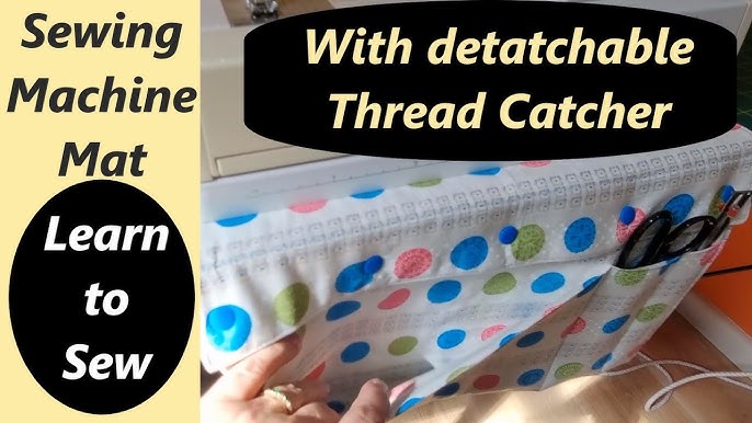 Tutorial: Sewing Machine Mat with Pockets • The Crafty Mummy