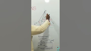 Isometric Projection of Hexagonal Pyramid Engineering Graphics Subject
