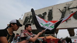 شاهد: فتح ساحة التحرير في بغداد مركز تظاهرات 