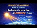 Remote sensing | Types of Scattering| Module -4| GATE | ISRO | Civil engineering| Science| Geoinfor.