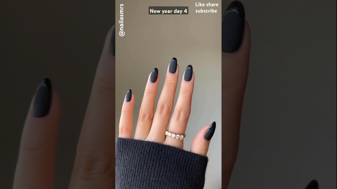 ✨🖤🔥Black matte nails 🔥🖤✨