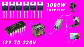 How To Make A Simple Inverter 3000W 6 Mosfet Diy Pure Sine Wave Inverter