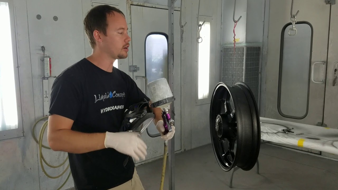 Liquid Concepts Showing How To Properly Spray Clear Coat On A