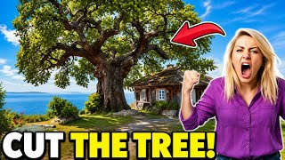 HOA Cut Down My 300 Year Old Oak Tree For Blocking Her Ocean View, I Sued For $80,000!