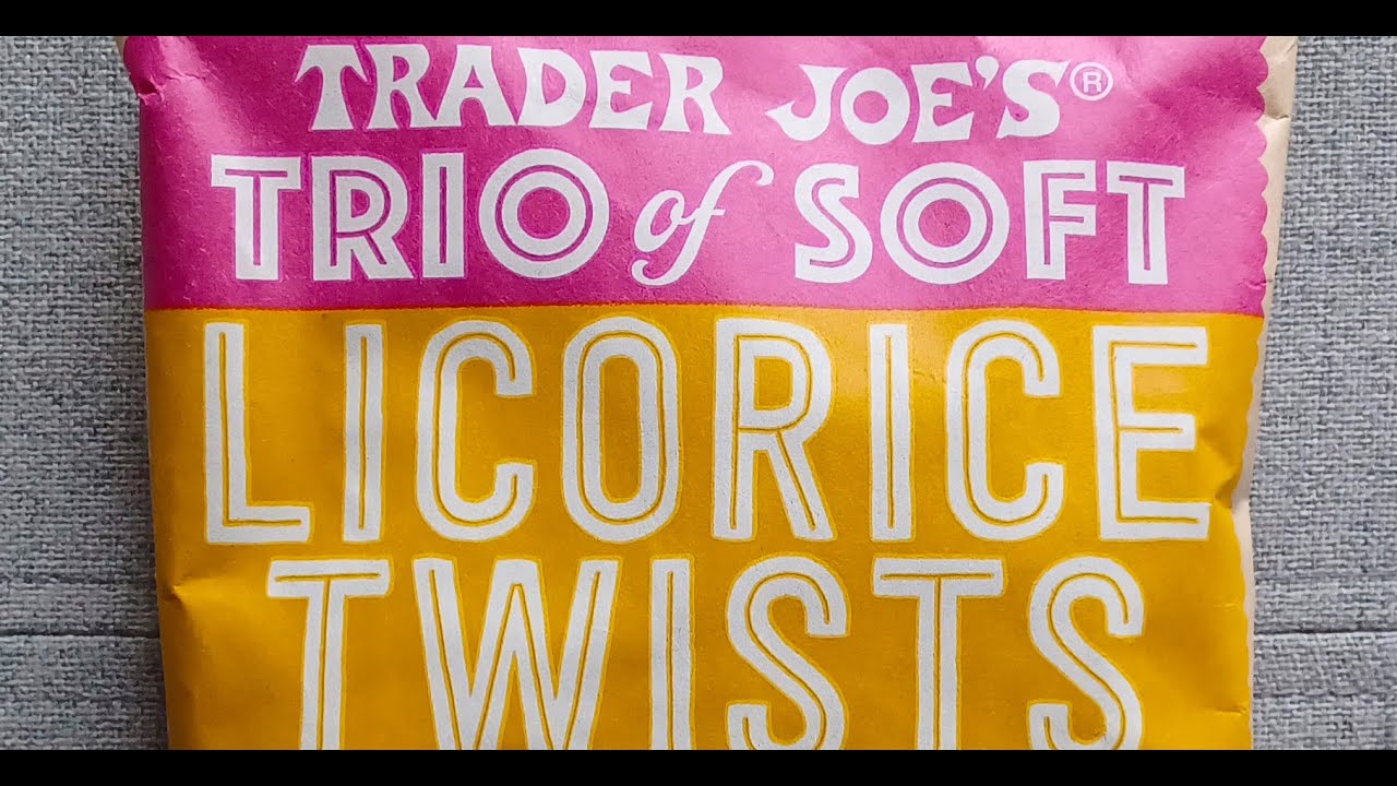 Trader Joe's Trio of Soft Licorice Twists Review YouTube