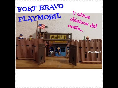 PLAYMOBIL OESTE. FORT BRAVO + CABALLERIA + BANDIDOS