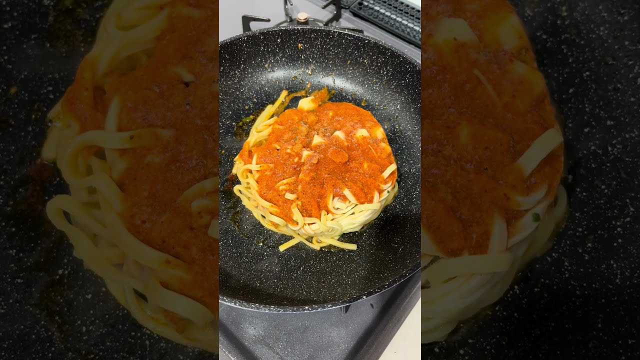 蒙古タンメンをフライパンで作ってみる 