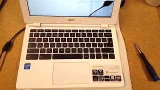 Laptop screen replacement / How to replace laptop screen [Acer CB3-111 Chromebook]