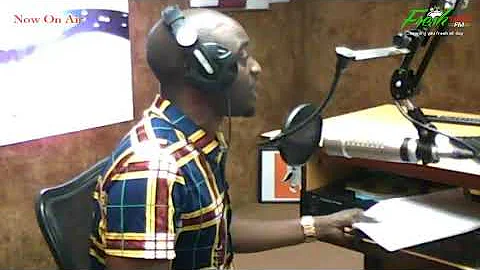 Yinka Ayefele And EOB Lori Papa with Babatunde Saheed (Mr Sports) 14 08 2017.