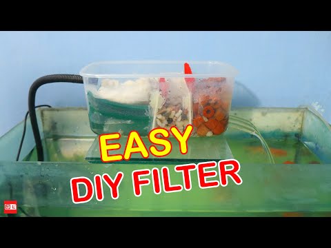 Build a Aquarium Filter At Home - DIY Aquarium Filter