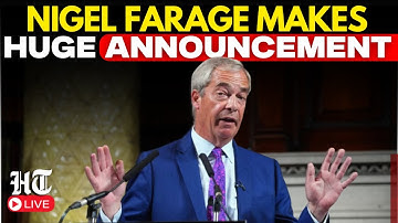 Farage Speech LIVE | Nigel Farage Stuns All With Major Announcement | Immigration | Keir Starmer