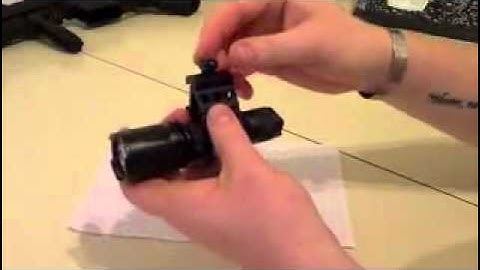 UTAC offset tactical weapons mount review