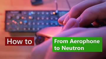 I LOVE THIS: playing my Neutron from my wind synth