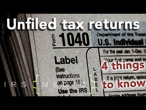 Unfiled Tax Returns: Four things you MUST know