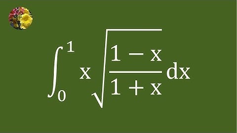 4th method to evaluate the definite integral using hyperbolic substitution (Mis-1324AAA)