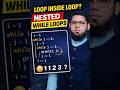 Nested While Loop in 3 Minutes 🔥 Python