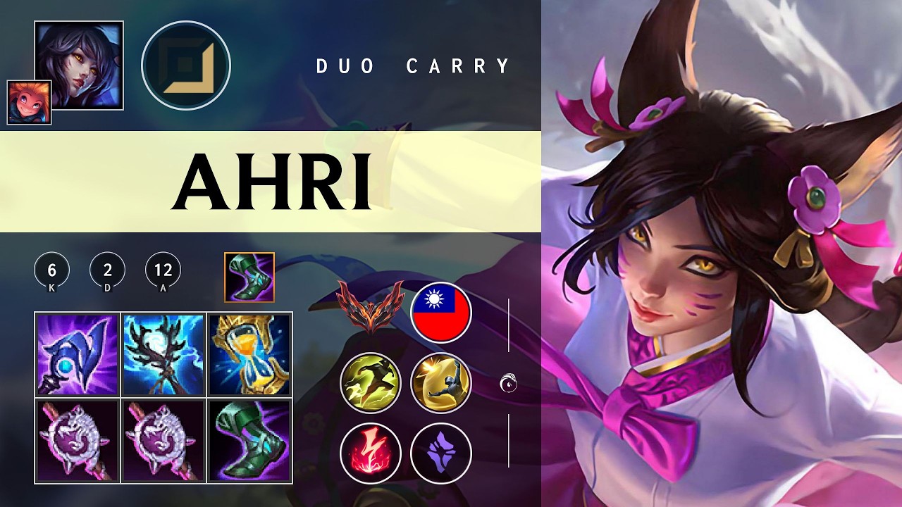 Ahri Carry vs Sivir - TW Grandmaster Patch 26.03