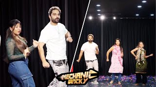 Vishwak Sen Hook Step Dance To Oo Pillo Song With Girls Mechanic Rocky Meenakshi Jakes Bejoy