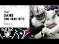 Raiders vs. Texans Week 8 Highlights | NFL 2019