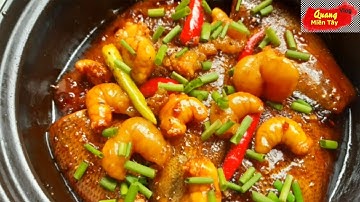Cách làm cá sặc trứng kho tiêu ăn hết nồi cơm l @quangmientayvlog @HaiMomVlogNongDan