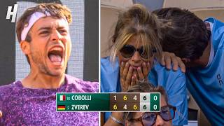 Cobolli FORCES 5th Set vs Zverev 🏆  CRAZY TIEBREAK 🔥 2026 Roland Garros Final