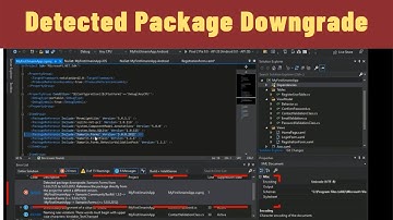 NU1605 Detected package downgrade