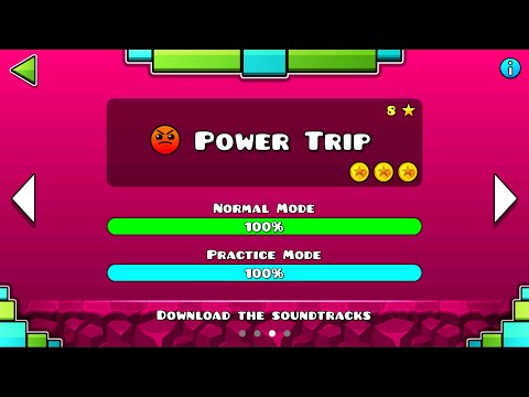 Geometry Dash SubZero – “Power Trip” 100% Complete [Coin Update]