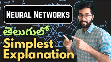 Simplest Explanation of Neural Networks in Telugu | Vamsi Bhavani