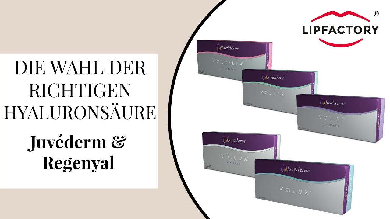 HyaluronFiller Juvéderm & Regenyal Ultra Smile, Ultra 3, Volift