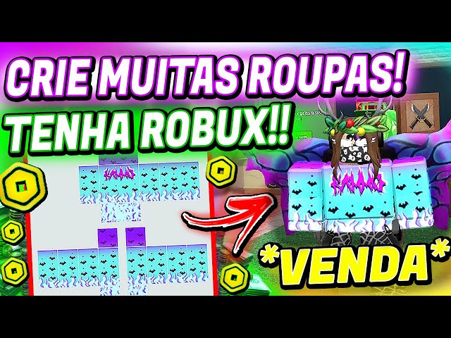 COMO CRIAR ROUPAS PRA VENDER NO ROBLOX! 