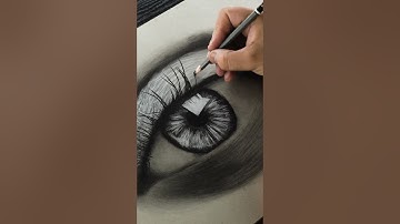 ASMR | Eye Drawing using CHARCOAL