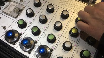 Instructional video   How to program an EMS Synthi AKS : VCS3 recorded through a iPhone Part 2