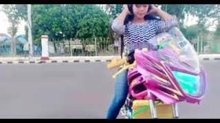 Hunting Modifikasi Ninja R Model Cantik