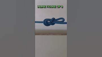Inline Figure of 8 creates a knot in the middle of the line.The strong load bearing loop knot. #knot