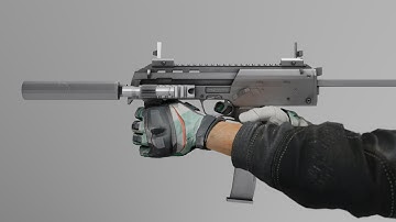 Some mp7 animations | Blender