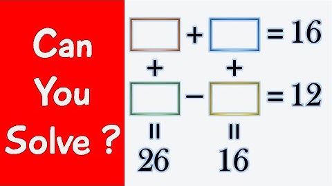 Most Viral Algebra Problem - Math Puzzles with Answer - Logic Matters